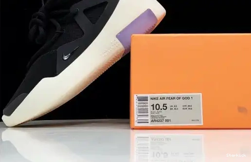 1 Air God Fear AR4237-001  Black Nike Of 0701